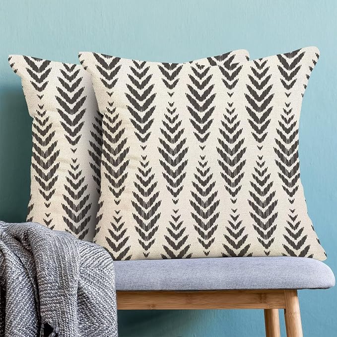 Boho Pillow Covers 18 x 18 Inch Pack of 2 - Image 4