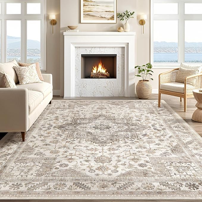 Vintage Living Room Area Rug 8x10 - Image 5