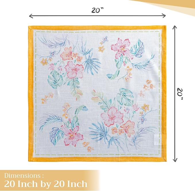 Maison d' Hermine Cloth Napkins Set of 4 100% Cotton Everyday Reusable Square - Image 4