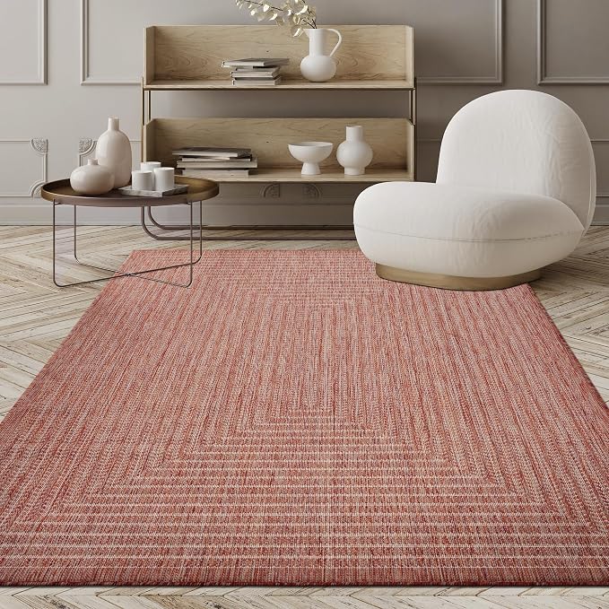 Adiva Rugs Outdoor Indoor Area Rug, Weather Resistant, Stain Resistant Floor Mat - Image 10