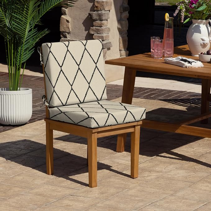 Arden Foam Outdoor Dining Chair Cushion, 20 x 20, Made - Image 2