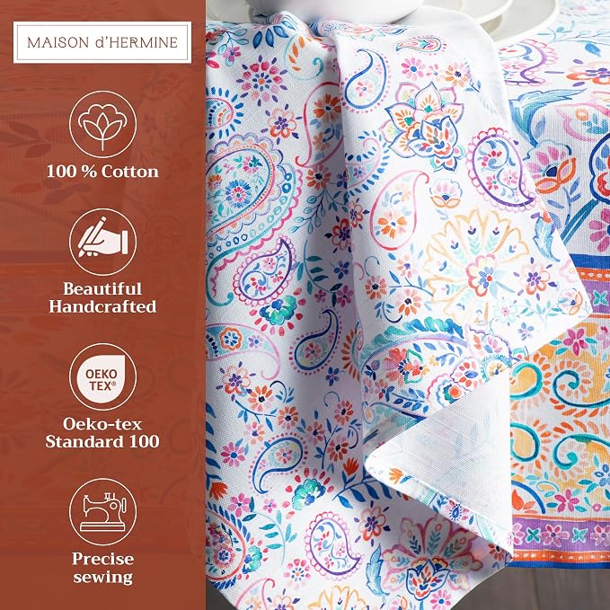 Maison d' Hermine Cloth Napkins Set of 4 100% Cotton Everyday Reusable Square - Image 2