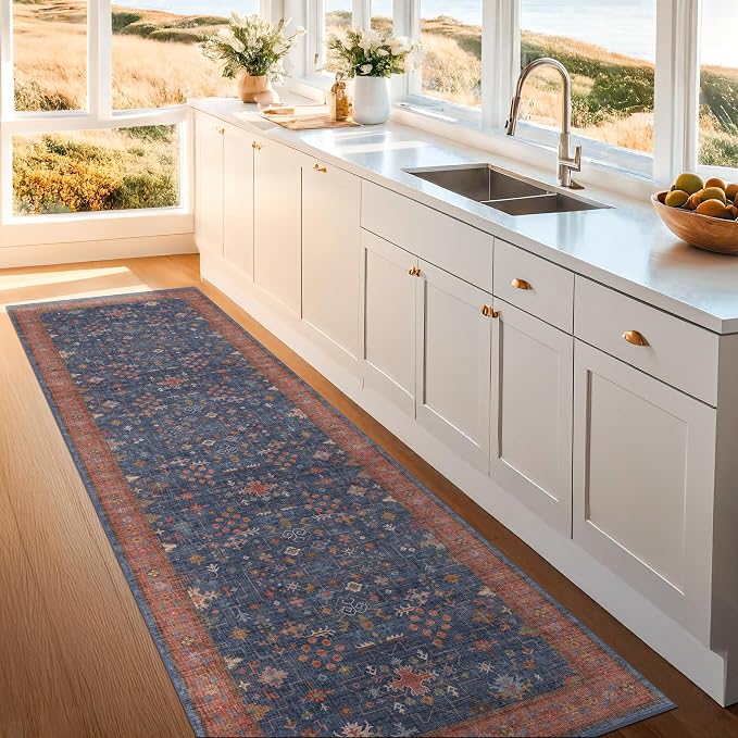 Washable 12 ft Long Runner for Kitchen Floor - Image 6