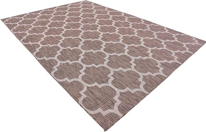 Unique Loom Outdoor Trellis Collection Area Rug - Image 4