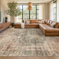 Vintage Distressed Medallion Rugs by HazoHaus