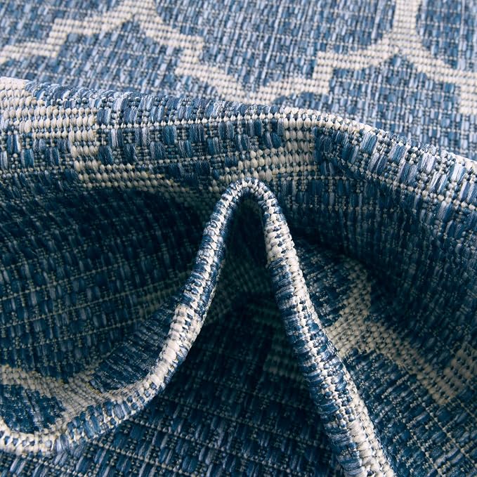 Unique Loom Trellis Collection Area Rug-Lattice Design, Moroccan Inspired - Image 7