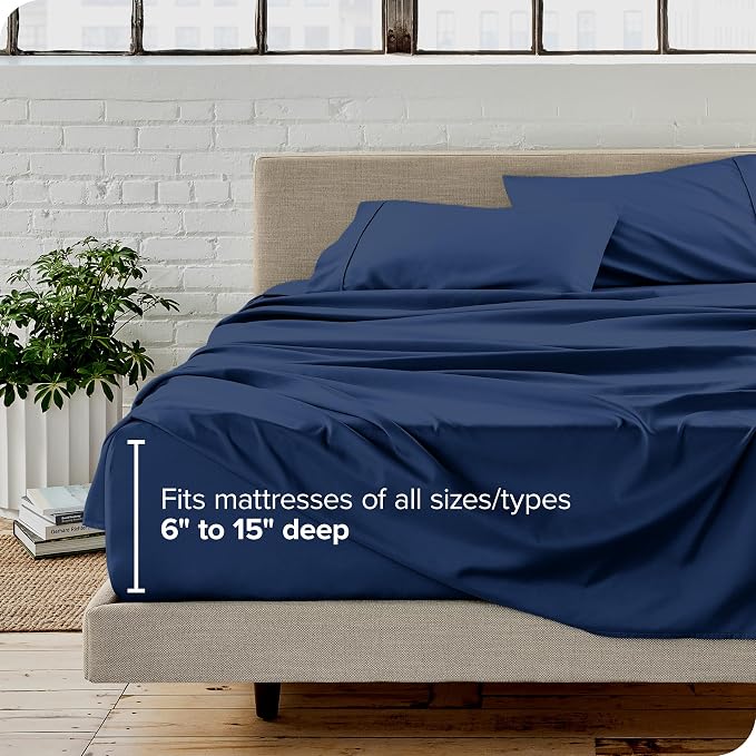 Bare Home Short Queen Sheet Set - Image 5