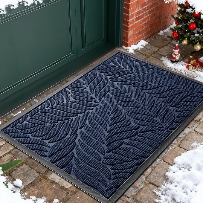 Yimobra Front Door Mat Outdoor Indoor, 29.5x17 All-Season Waterproof Door Mat by Yimobra