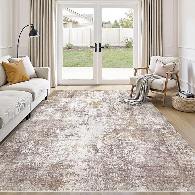 Washable 5X7 Area Rug: Modern Abstract Soft Non-Slip Indoor Rugs Home Decor by Unknown