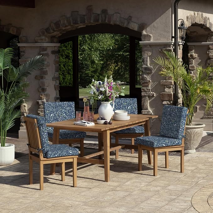 Arden Foam Outdoor Dining Chair Cushion, 20 x 20, Made - Image 6