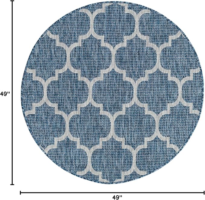 Unique Loom Outdoor Trellis Collection Area Rug - Image 2
