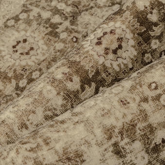 Brown 2x8 Runner Rug Hallway Non Slip Kitchen Vintage Distressed Long Carpet - Image 7