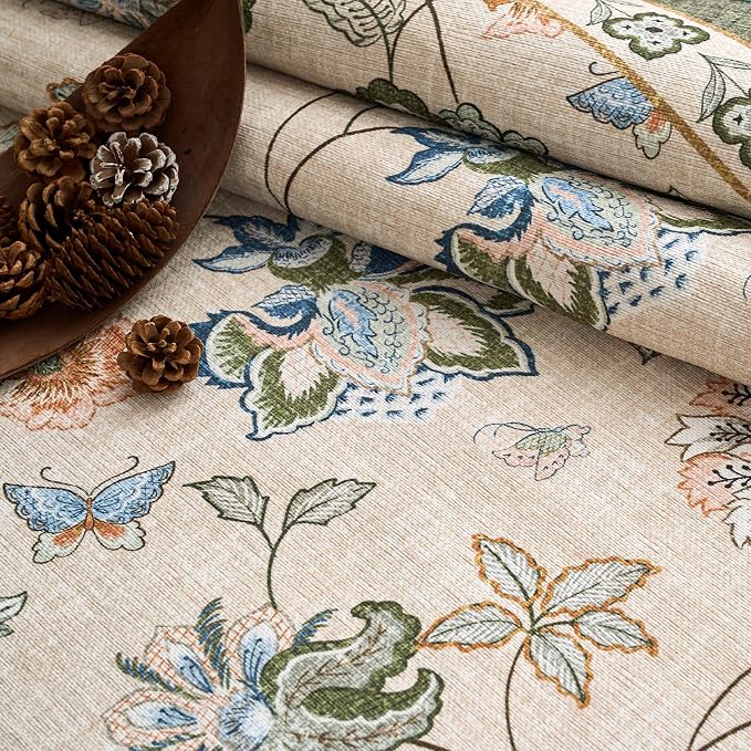 jinchan Elora 2x5 Floral Runner Rug - Image 5