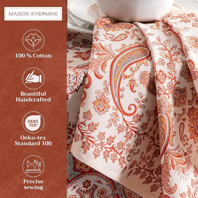 Maison d' Hermine Cloth Napkins Set of 4 100% Cotton - Image 2