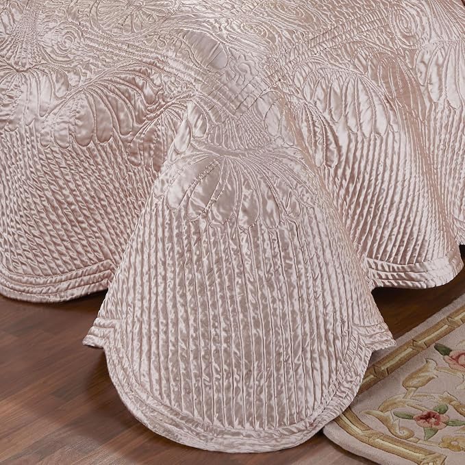 Touch of Class Portia Luxury Bedding | Posh Rose Quartz | Premier Quilted - Image 4