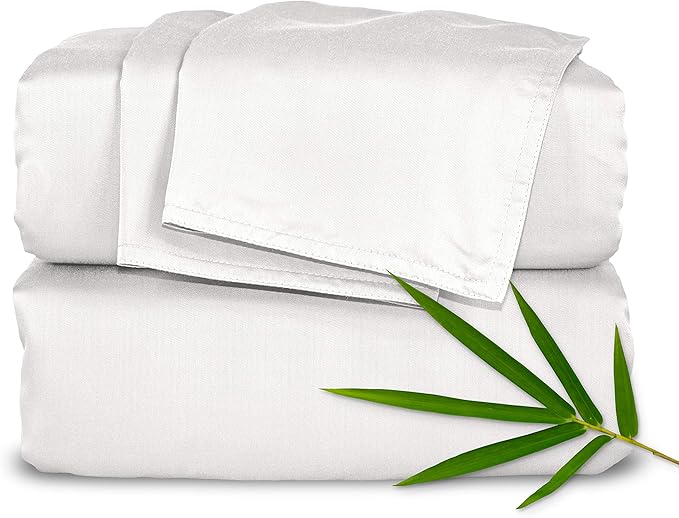 Pure Bamboo Queen Sheets, Genuine 100% Organic Viscose Derived from Bamboo Bed by PureBamboo