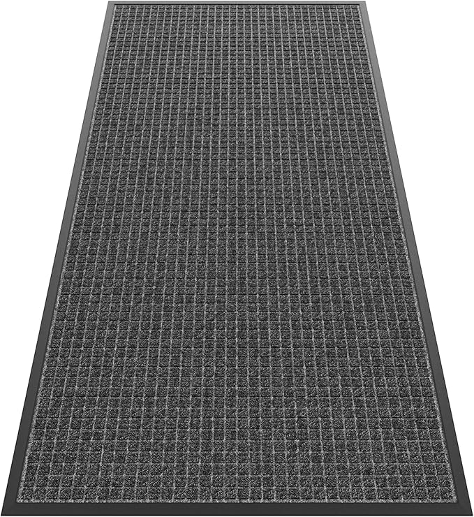 Sturdy Front Door Mat Outside Entrance, Stain and Fade Resistant, Natural by HOMEK