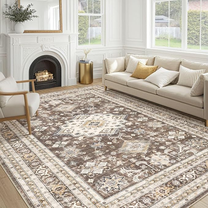 Vintage Living Room Area Rug 10x12 by COTILED