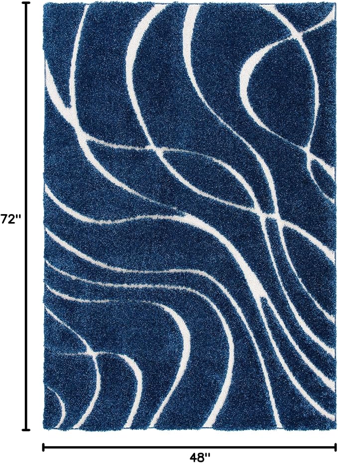 SAFAVIEH Florida Shag Collection Accent Rug - Image 3