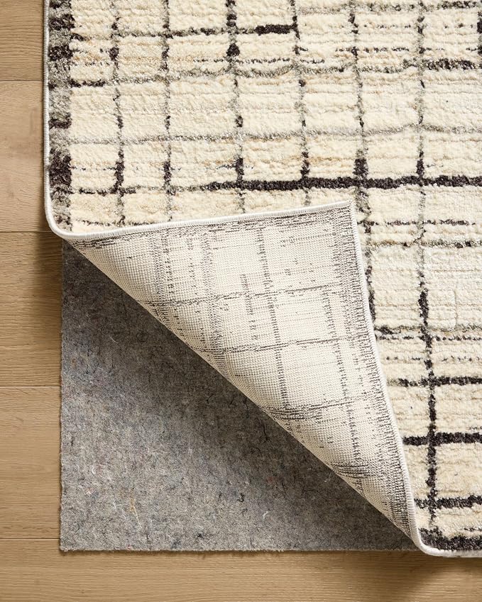 Loloi Jeremiah Brent Bleecker Collection BLE-01 Ivory/Charcoal 6'-7" x 9'-3" - Image 6