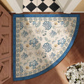 jinchan Elora Floral Corner Rug by JINCHAN