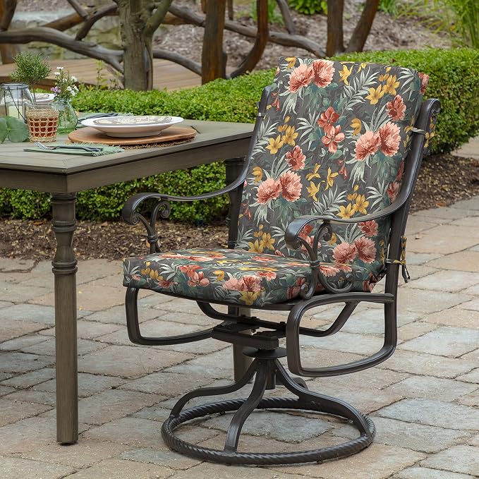 Arden Outdoor Dining Chair Cushion, 20 in x 20 in, Weather-Proof, Rain-Proof - Image 2