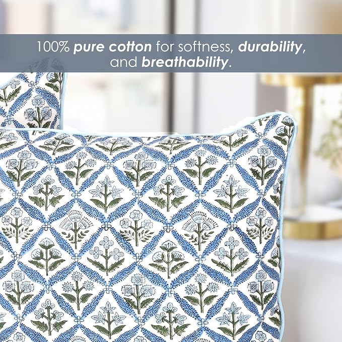 SheetKart Cotton Throw Pillow Covers - Image 6