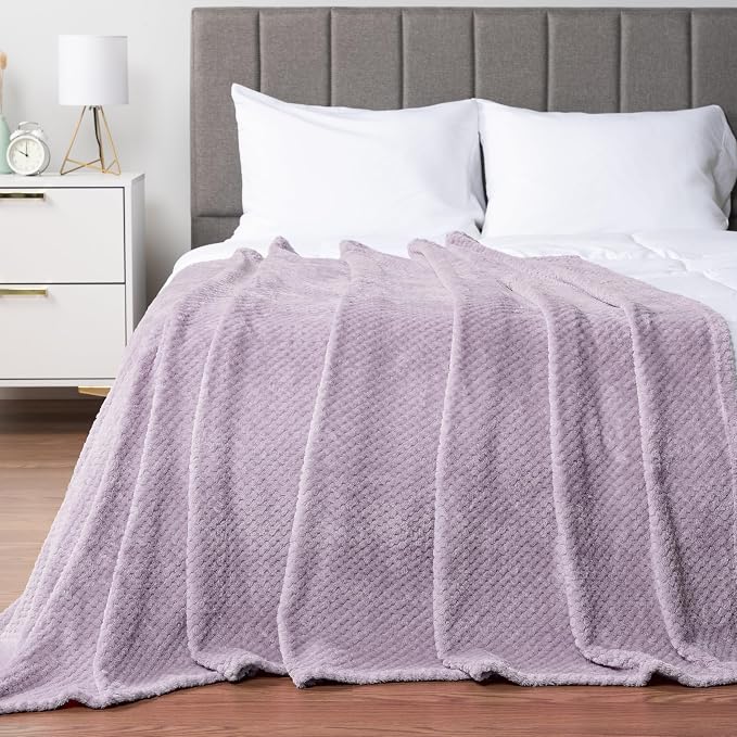PAVILIA Lavender Purple Throw Blanket - Image 5