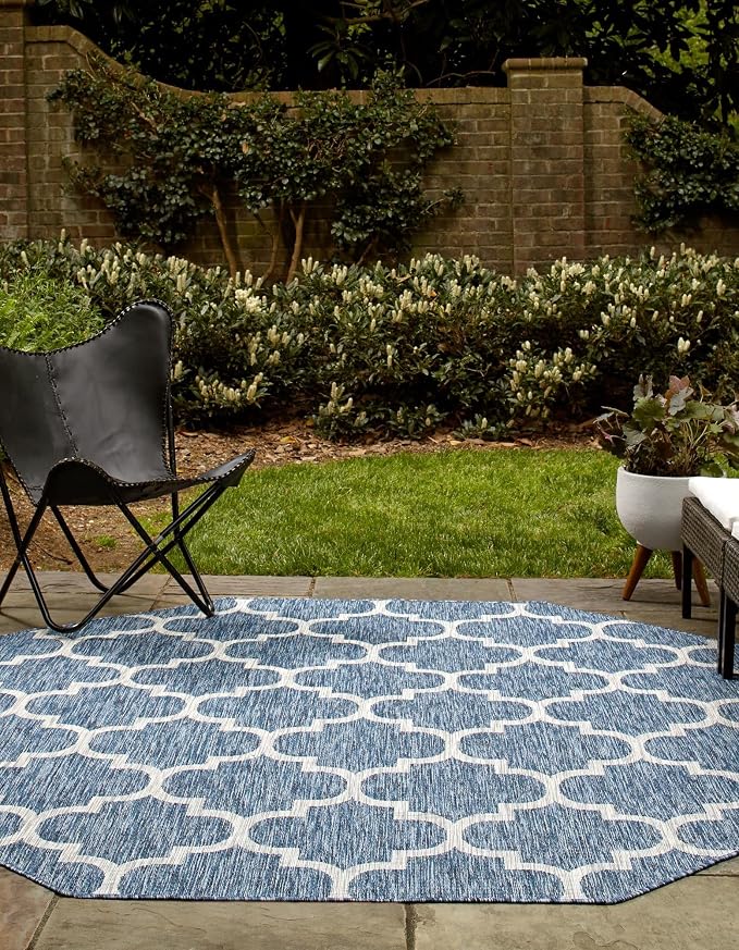 Unique Loom Outdoor Trellis Collection Area Rug - Image 3