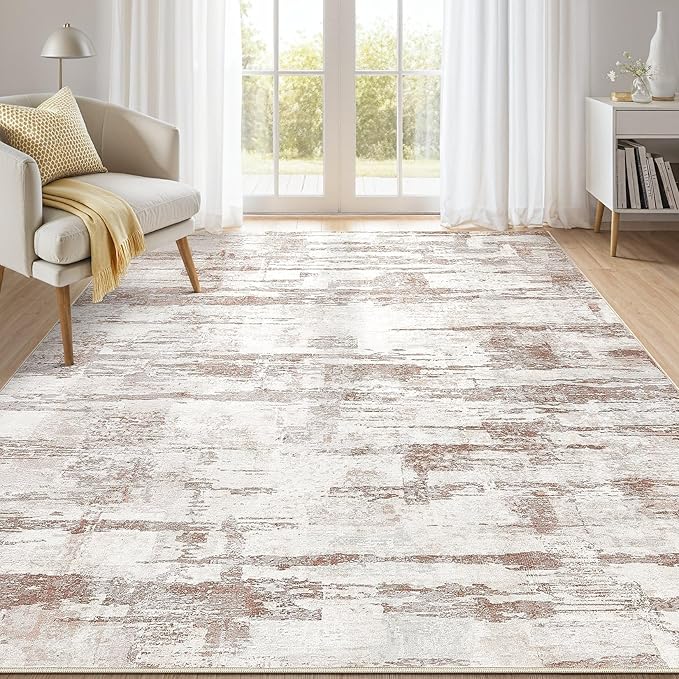 Abstract Living Room Rug 5x7 by kakania