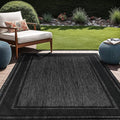Beverly Rug Outdoor Rug 8x10 Modern Bordered Area Rugs by BeverlyRug