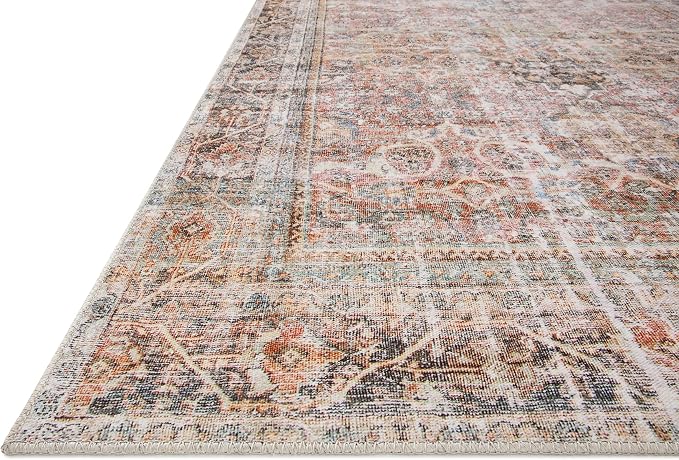 Loloi Adrian Collection ADR-05 Sunset/Charcoal 5'-0" x 7'-6", .19" Thick Area - Image 4