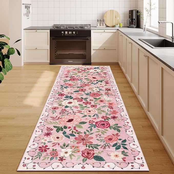 DUKINO 2x10 Kitchen Runner Rug for Hallway, Washable Runner Rug - Image 6
