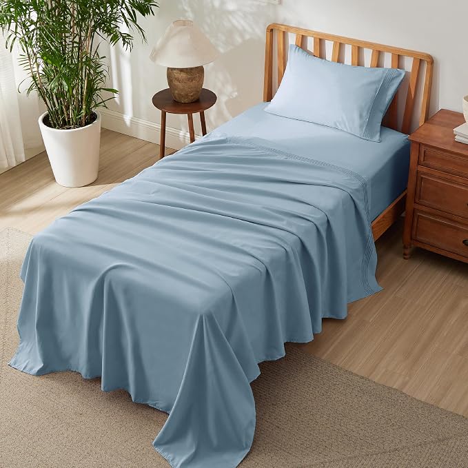 Bedsure Twin XL Sheets Dorm Bedding, GentleSoft Breathable Extra Long Twin - Image 7
