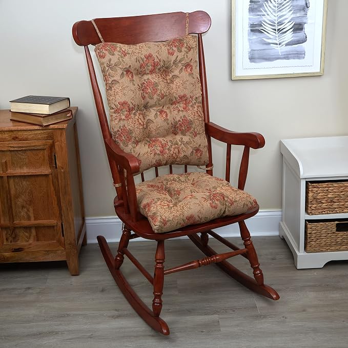 Klear Vu Omega Non-Slip Rocking Chair Cushion Set, Assembled in USA, Thick - Image 2