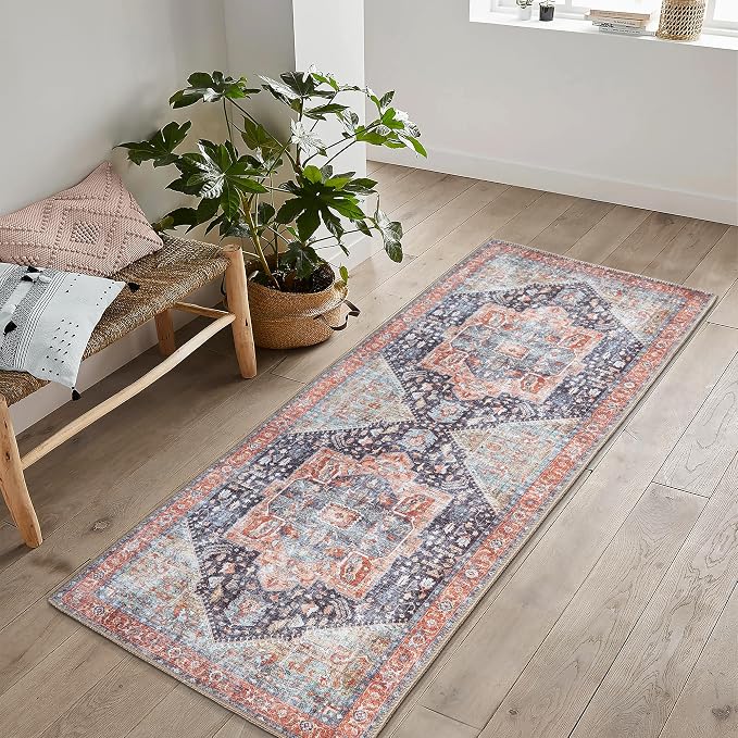 Bloom Rugs Washable Non-Slip 7 ft Runner by BloomRugs