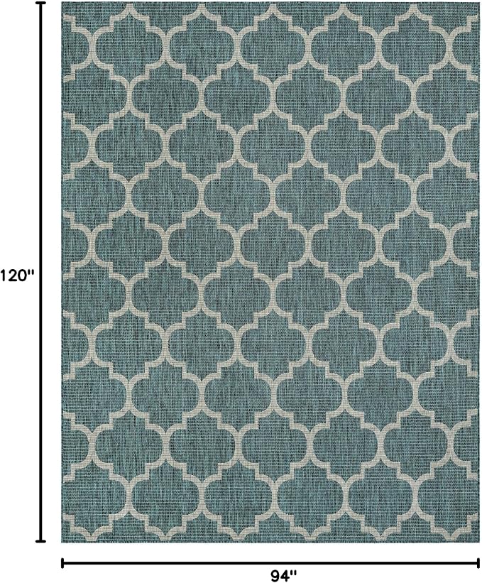 Unique Loom Outdoor Trellis Collection Area Rug - Image 2