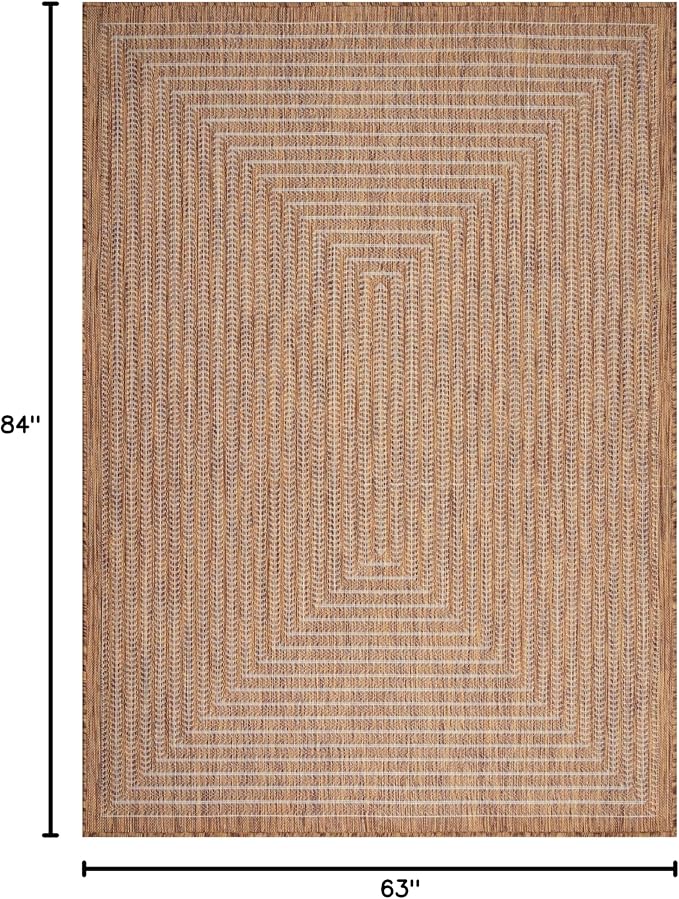 Adiva Rugs Outdoor Indoor Area Rug, Weather Resistant, Stain Resistant Floor Mat - Image 2