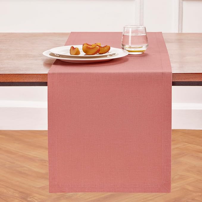 Solino Home Linen Table Runner 108 Inches Long - Image 2