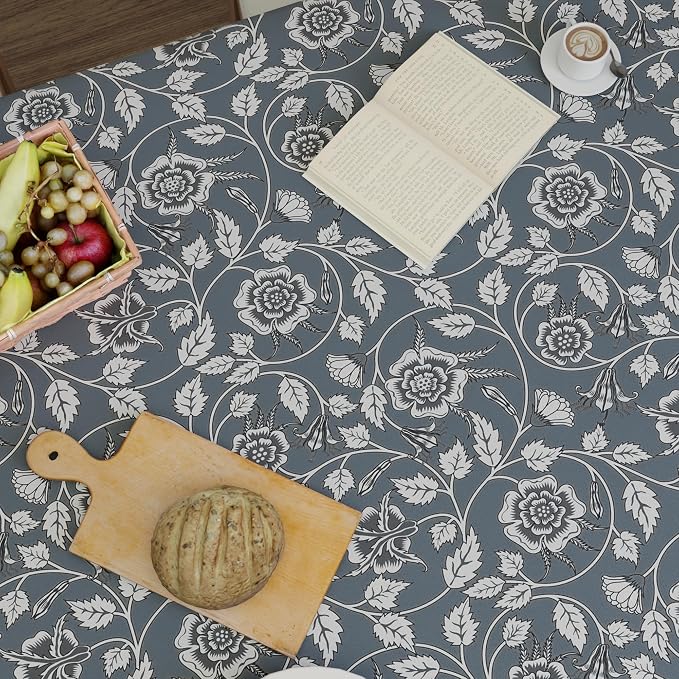 Encasa XO Rectangular 56"x94" Tablecloth | Water-Repellent Polyester Dining - Image 6