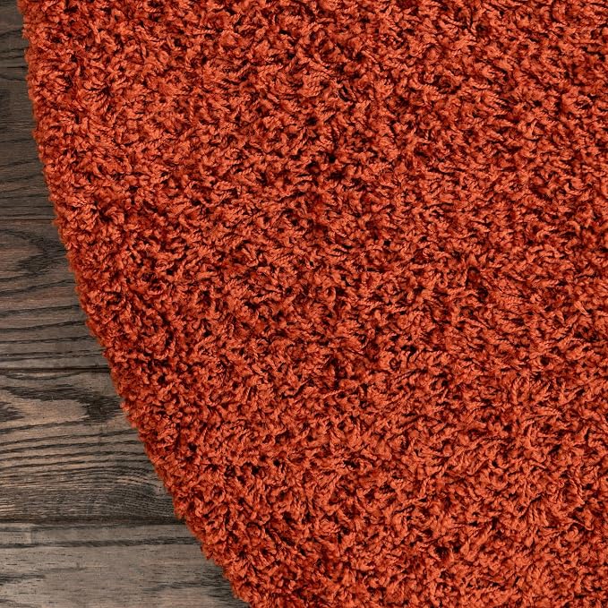 Unique Loom Solid Shag Collection Area Rug - Image 9