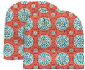RSH DECOR: Tufted U-Shape Wicker Seat Cushions Set of 2 | 19” x 19” | by RSHDECOR