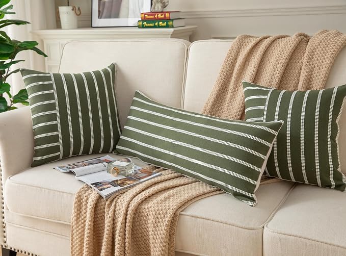 Caflife Boho Lumbar Throw Pillow Cover 14X36 Long Soft Farmhouse Decorative - Image 6