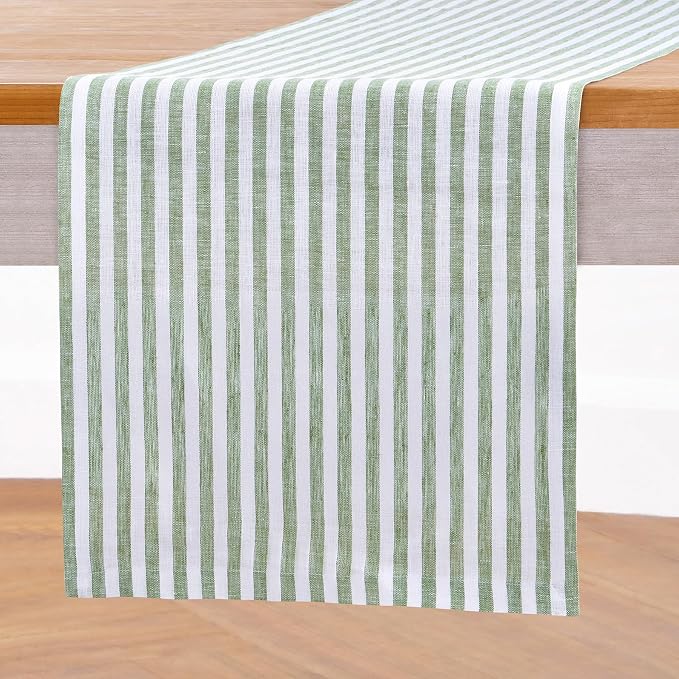 Solino Home Linen Table Runner 144 Inches Long - Image 2