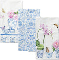 Maison d' Hermine Kitchen Towels Set of 3 100% Cotton 27.50" x 20" Reusable by MaisondHermine