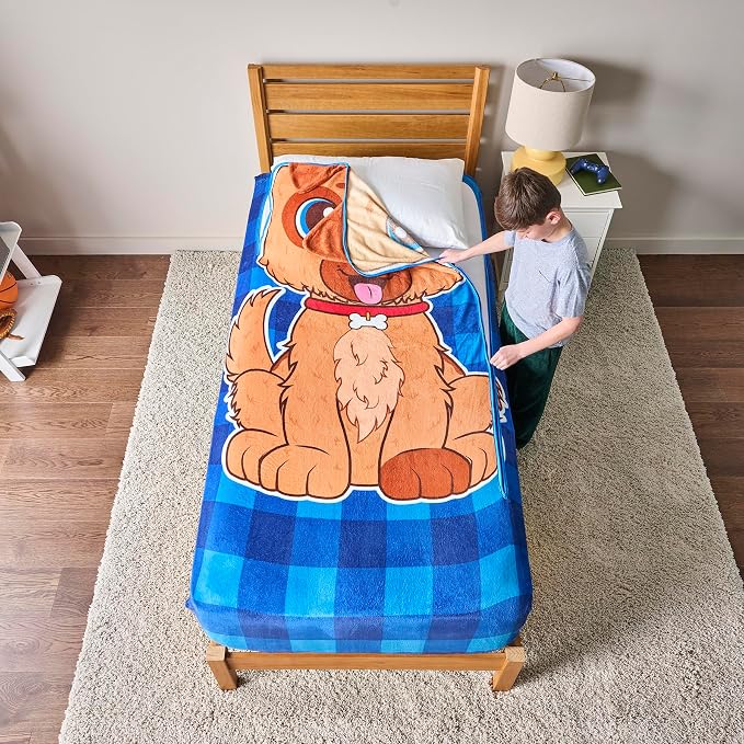 Bleacher Creatures ZippySack Twin Bed Zip-Up Bedding – Super Soft Fleece Fitted - Image 3