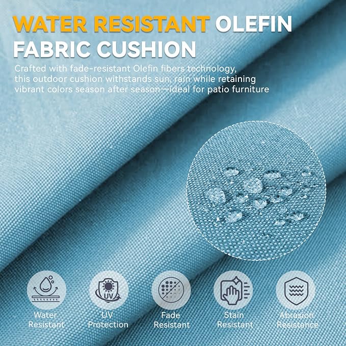 Outdoor Cushion Set for Furniture Patio Furniture, UV Resistant, Water Resistant - Image 5