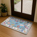 Fame Living Colorful Oushak Rug, Modern Small Rugs, Door Mat, Doormat by FameLiving%7COushakRugs