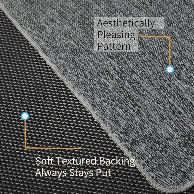 Chair Mat for Hardwood Floor, Large Anti-Slip Hard Floor Protector Rolling - Image 3