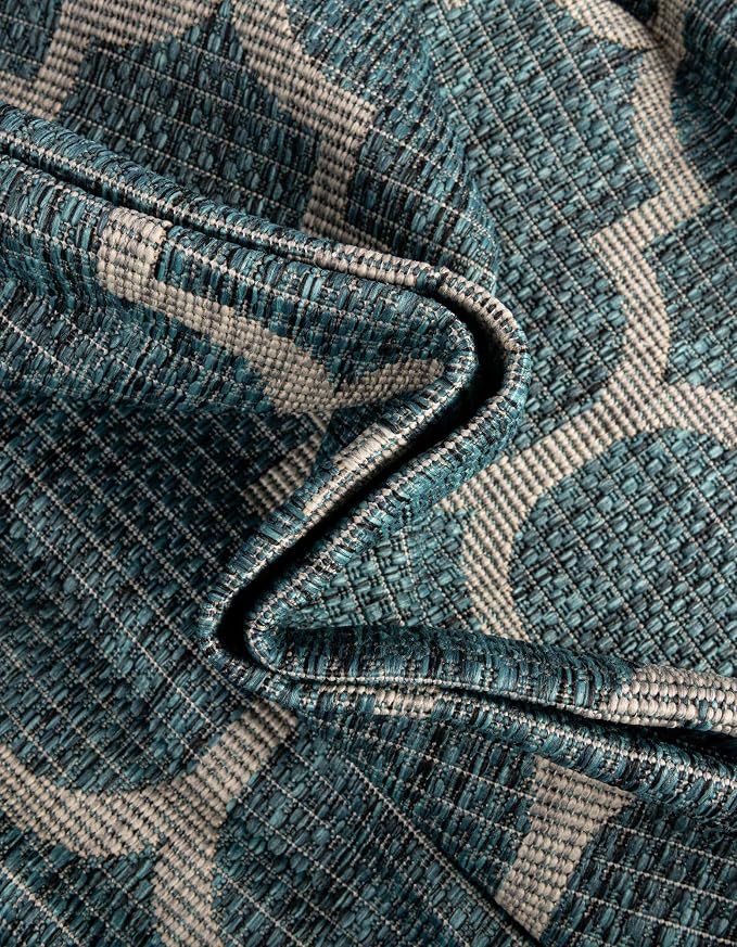 Unique Loom Outdoor Trellis Collection Area Rug - Image 6